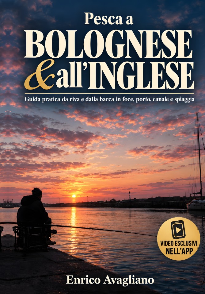 Copertina del libro Pesca a bolognese e all'inglese di Enrico Avagliano